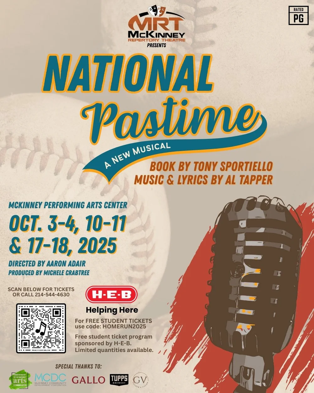 National Pastime Photos courtesy of McKinney Repertory Theatre