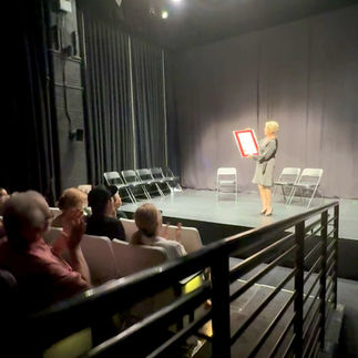 AMT Theater 5 Year Celebration: A Reading of The Valley of Fear. Manhattan Borough President, Brad Hoylman - Sigal Proclamation for AMT Theater