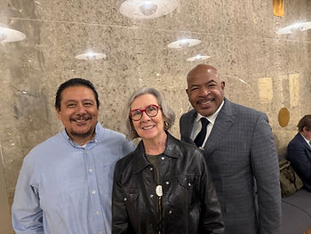 Our IL team lobbying in Springfield! From left to right: Sonny Garcia, Rev. Cindy Shepherd, and Pastor Scott Onqué.