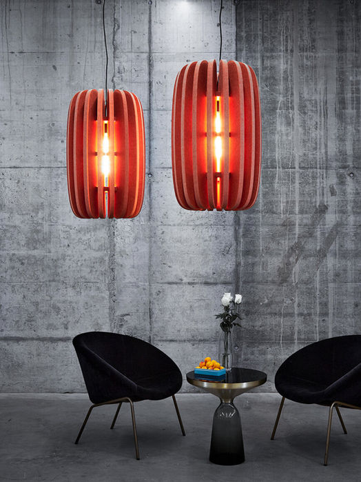 Soluzione acustica AKUPET con illuminazione a LED integrata – soluzione fonoassorbente e luce ambientale per interni moderni | Akuproject Italia