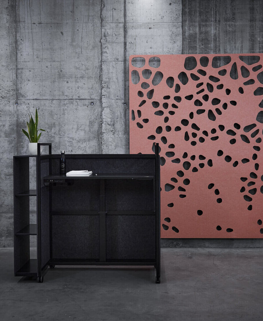 Pannelli fonoassorbenti a parete AKUPET Ornament – comfort acustico e colore per interni moderni | Akuproject Italia