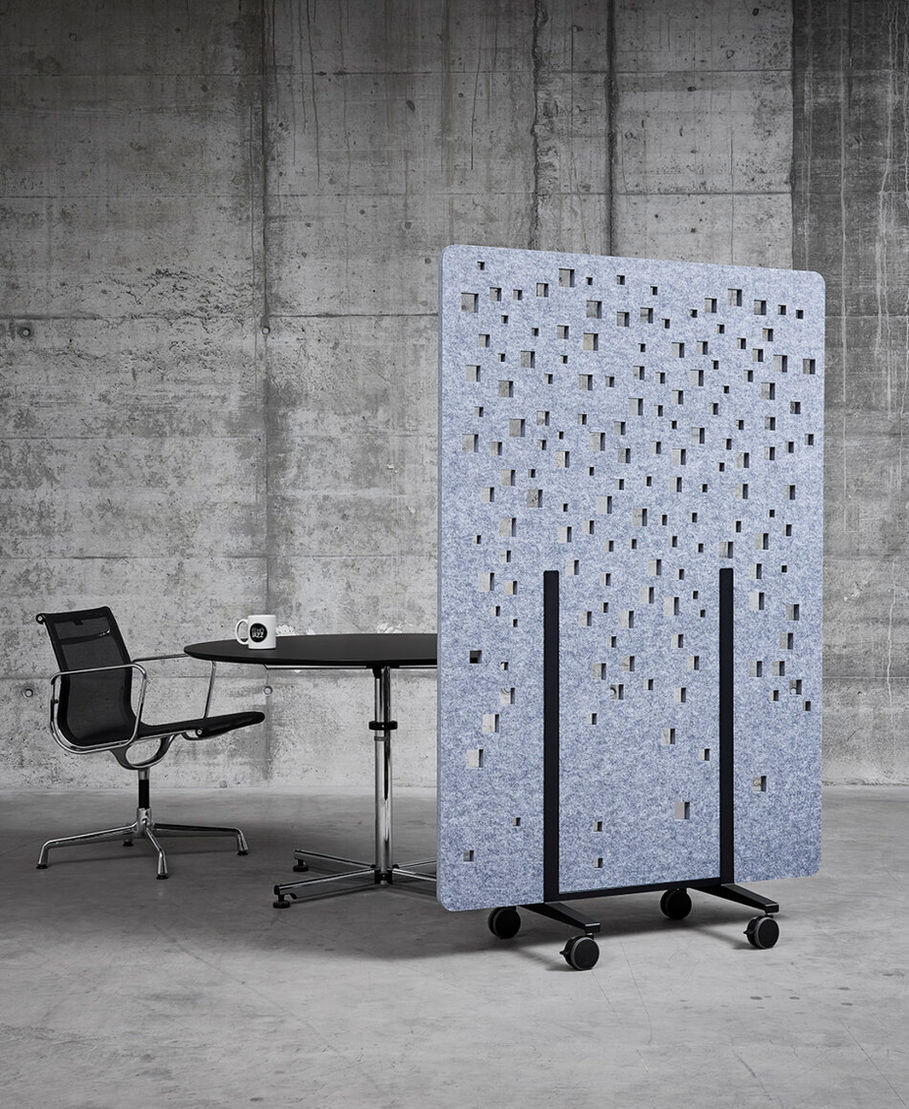 Pannello divisorio acustico AKUPET – separazione spazi open space con design ecofriendly in PET riciclato | Akuproject Italia