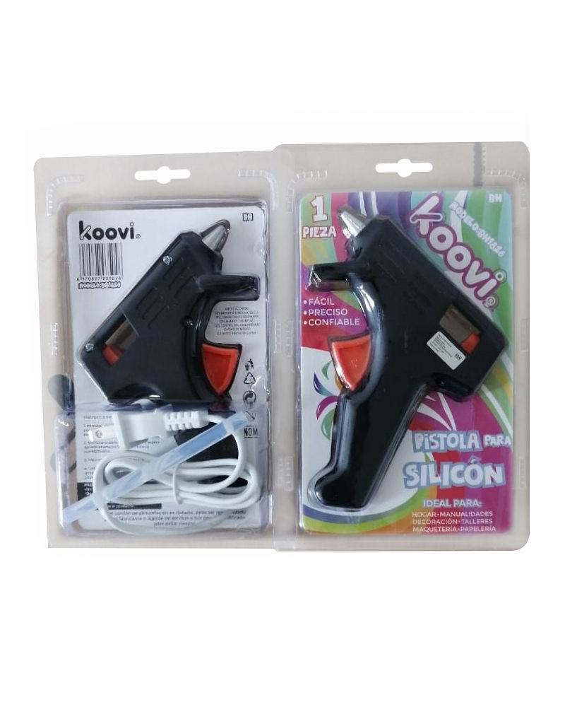 Pistola para silicón chica negra