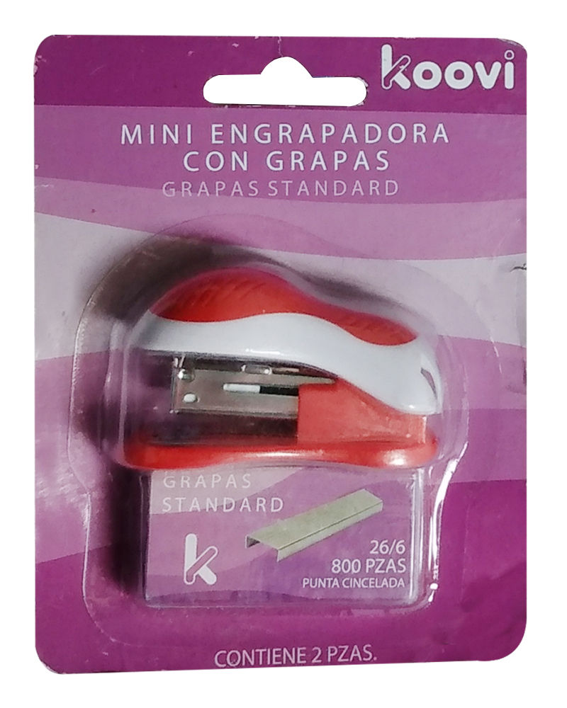 Mini engrapadora con grapas