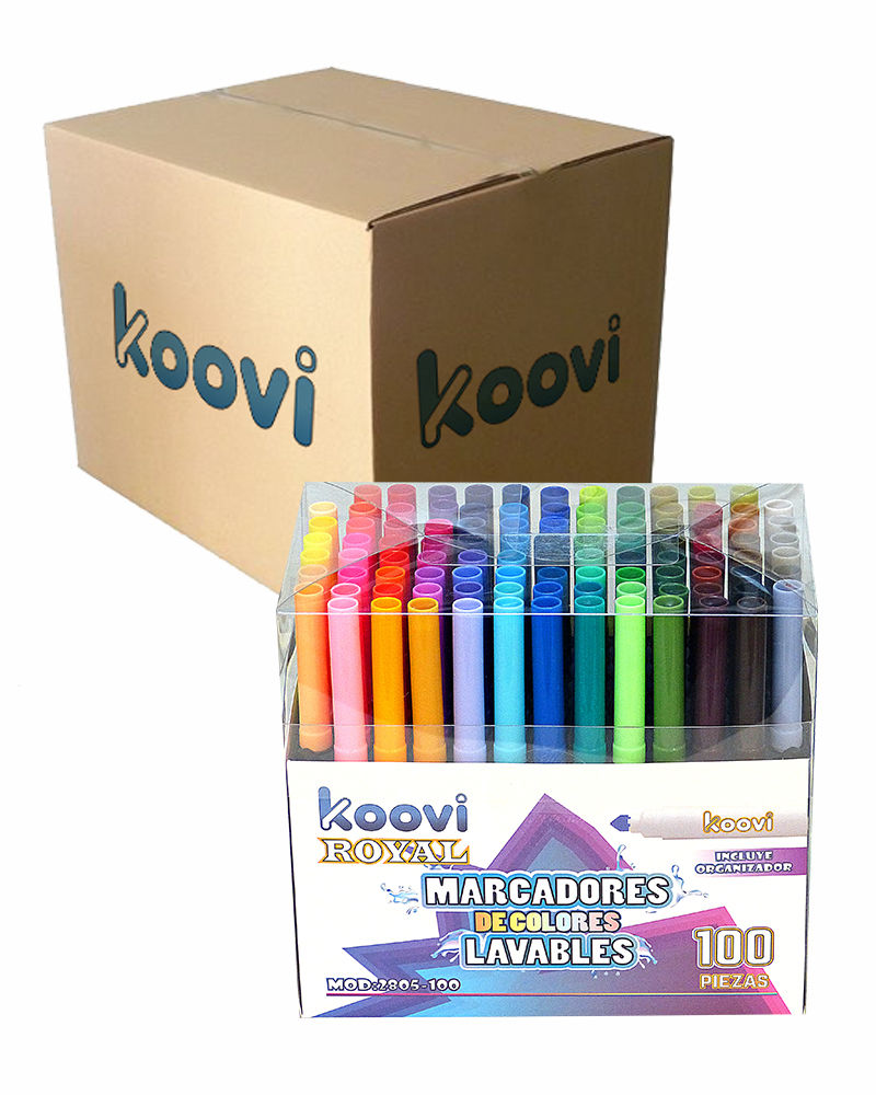 Inner Box Marcadores Koovi Royal c/100 piezas