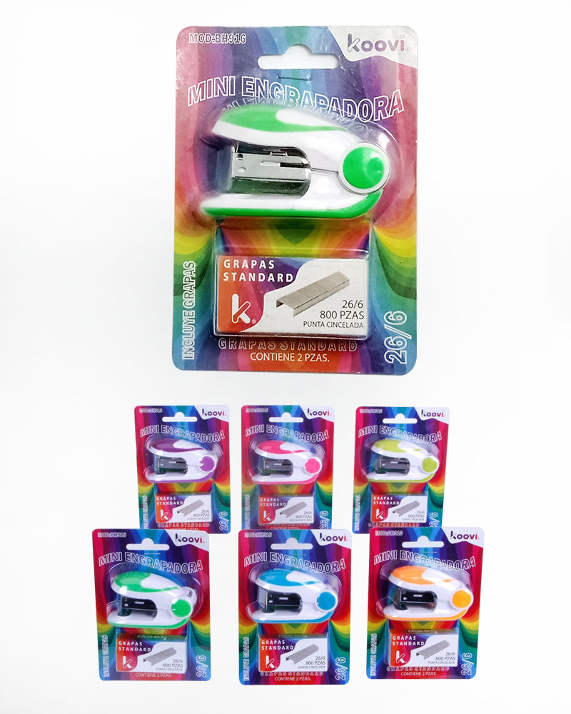 Mini engrapadora con grapas