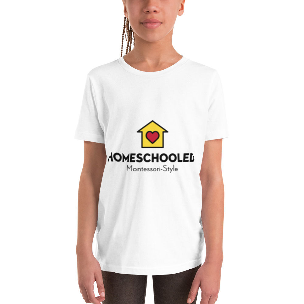 Homeschooled: Montessori Style Youth Short Sleeve T-Shirt