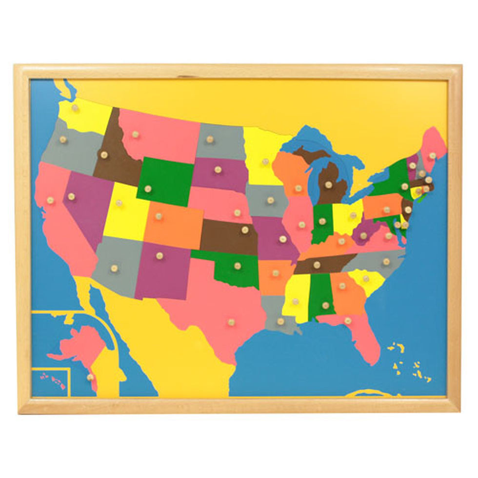 USA PUZZLE MAP