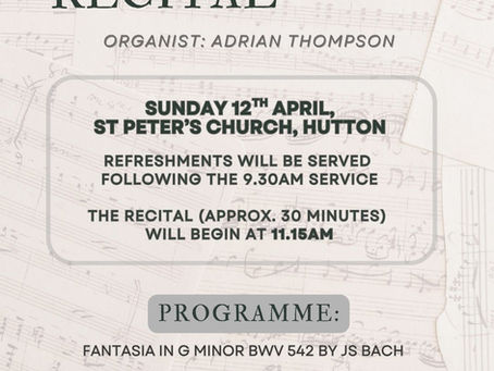 Sunday 12th April 2026 - Easter 2