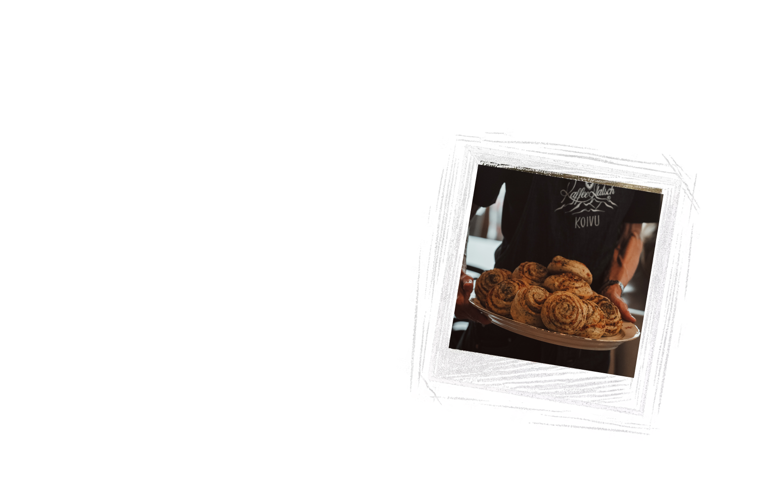 Korvapuusti auf einem Tablett