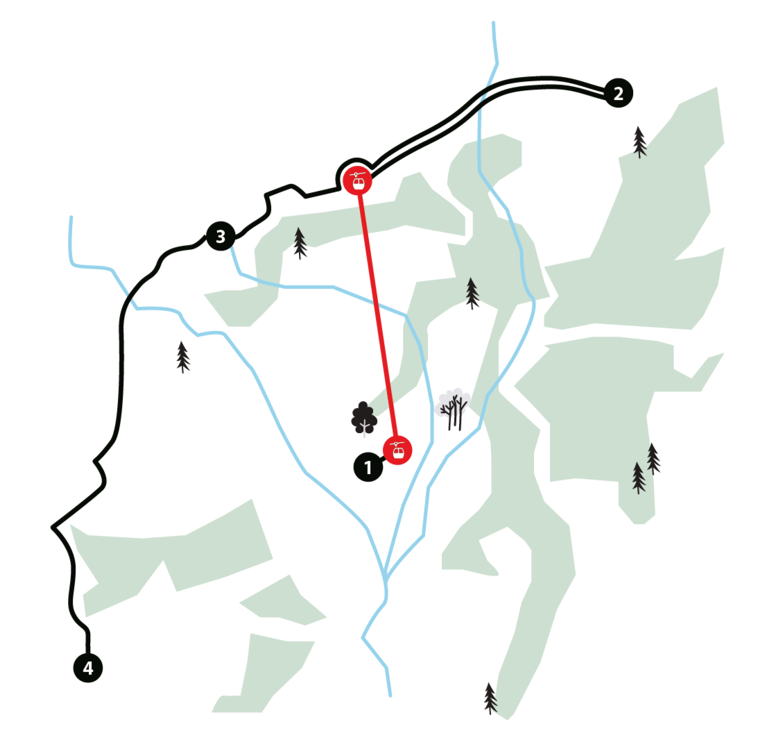 Route Naters Berg