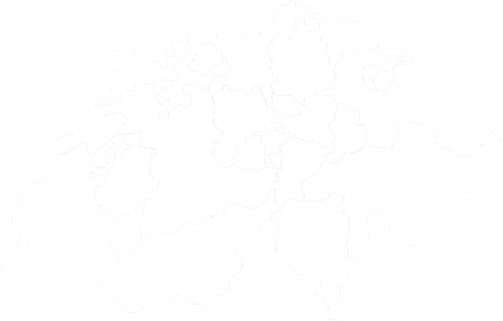 Karte der Locations vom KaffeeKlatsch in der Schweiz