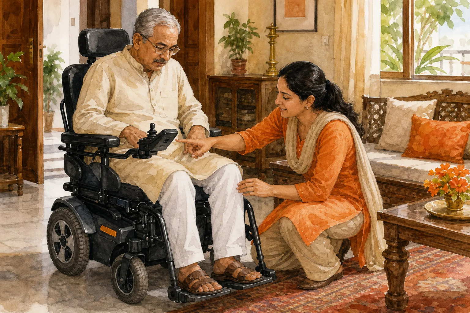 Electric Wheelchair Rental in Delhi: What to Check