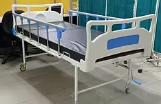 Deluxe Hospital Bed with safety rails on rent and sale from Healthy Jeena Sikho