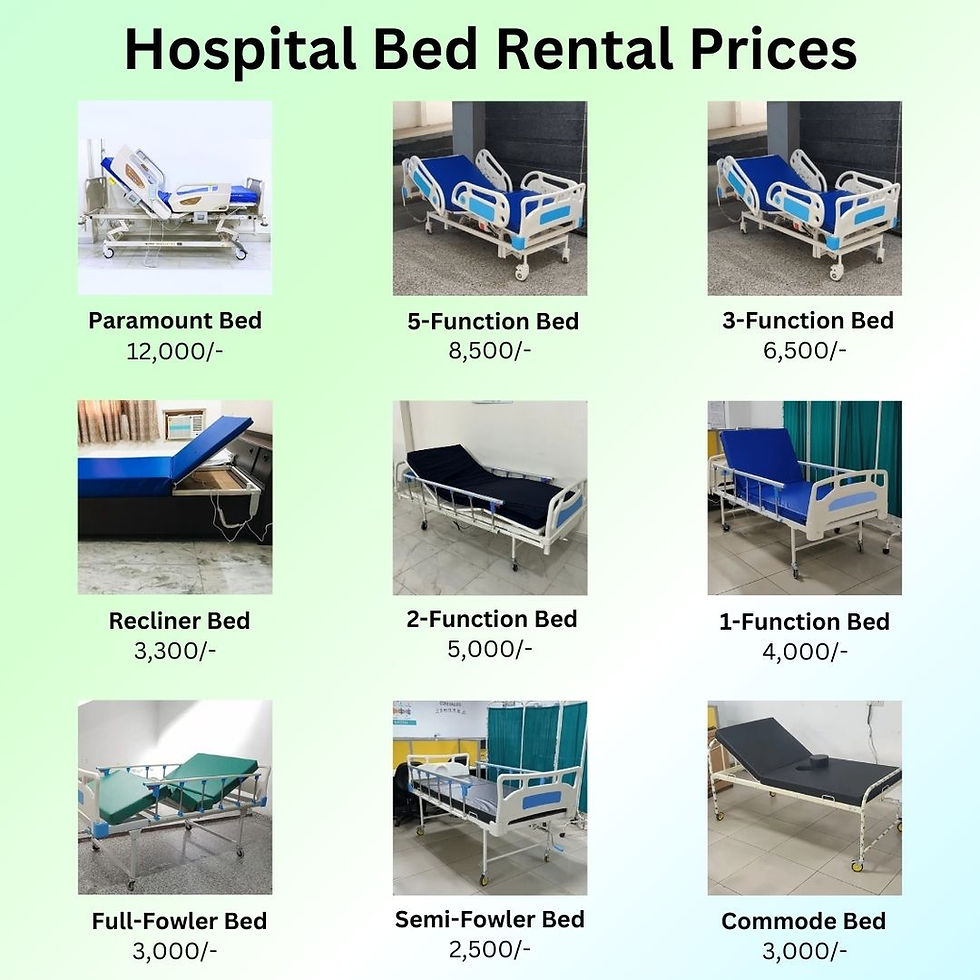 Thumbnail: Afordable Hospital Bed with multiple Varrites at Healthy Jeena Sikho