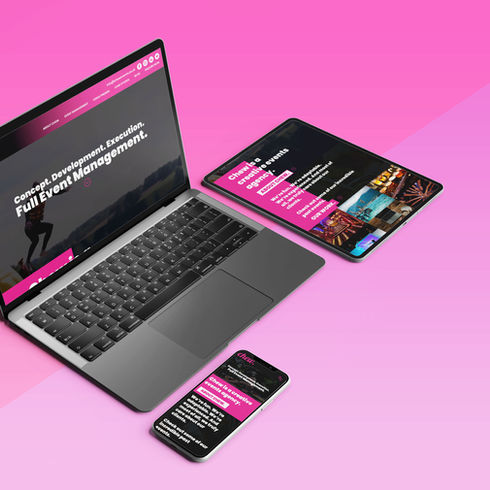 Chew Events | Web Design