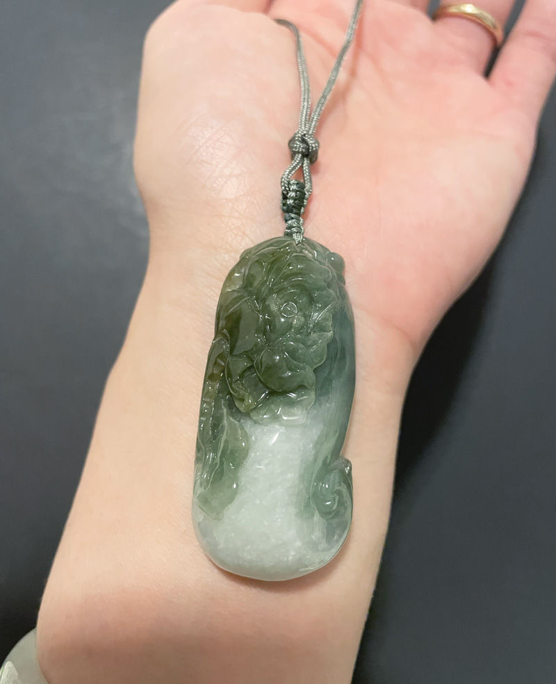 Thumbnail: 富貴如意翡翠掛墜