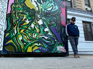 Iconic Comic Book Characters Come to Life in Brooklyn Street Art