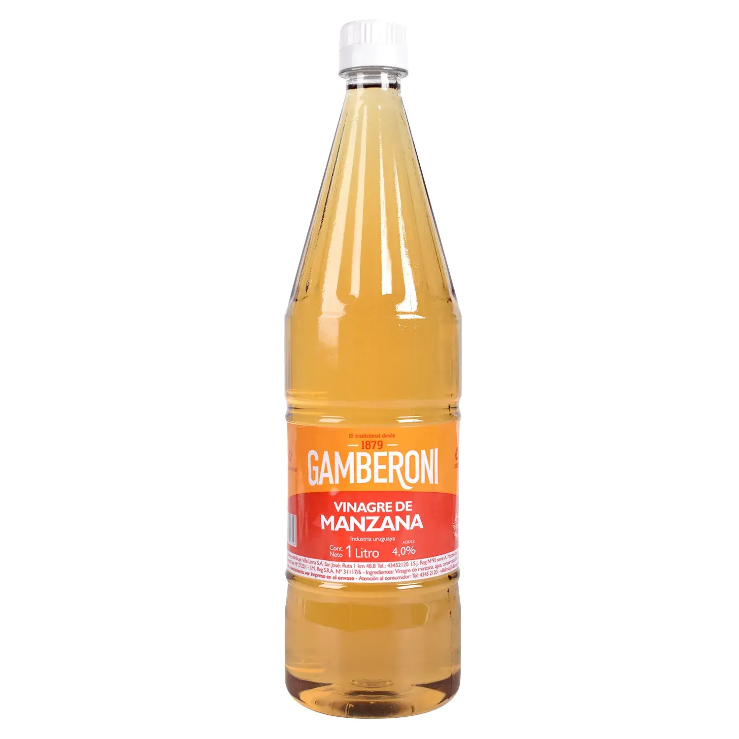 VINAGRE DE MANZANA GAMBERONI 1 LT.