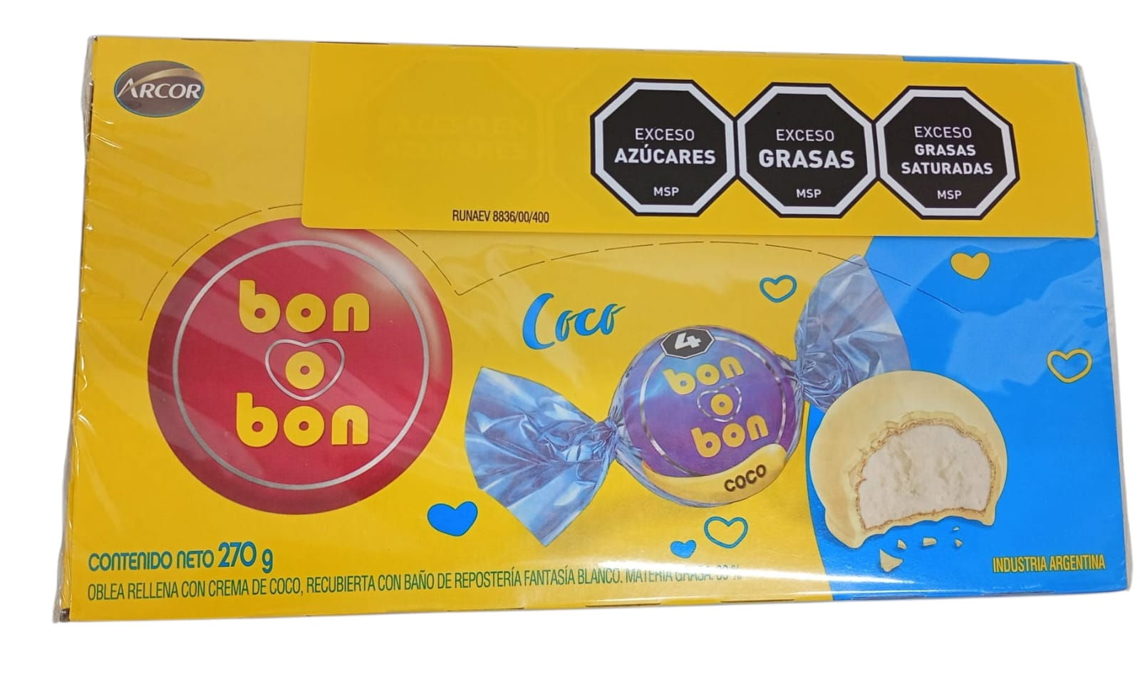 BOMBONERA BON O BON COCO 18U