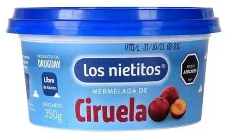 MERMELADA LOS NIETITOS CIRUELA 250G