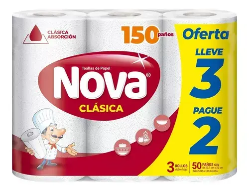 TOALLA DE COCINA SUSSEX NOVA 3x2.