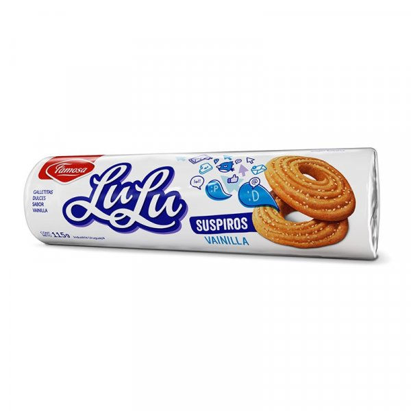GALLETAS SUSPIRO LULU VAINILLA 115 gr.