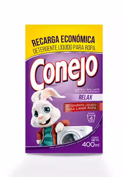 JABÓN LIQUIDO CONEJO RELAX 400 ML.