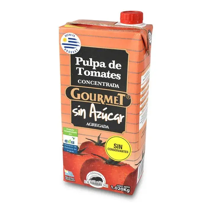 PULPA DE TOMATE GOURMET 1.030 Kg. S/AZÚCAR