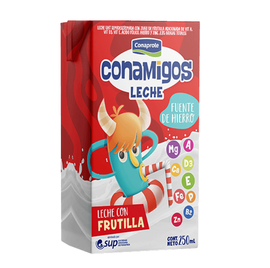 FRUTILLADA CONAPROLE CONAMIGOS 250 ml.