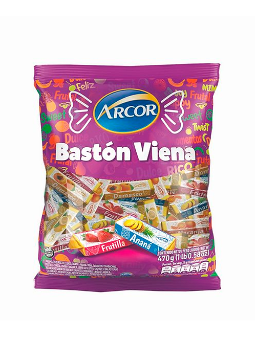 CARAMELOS ARCOR BASTON VIENA 470GR