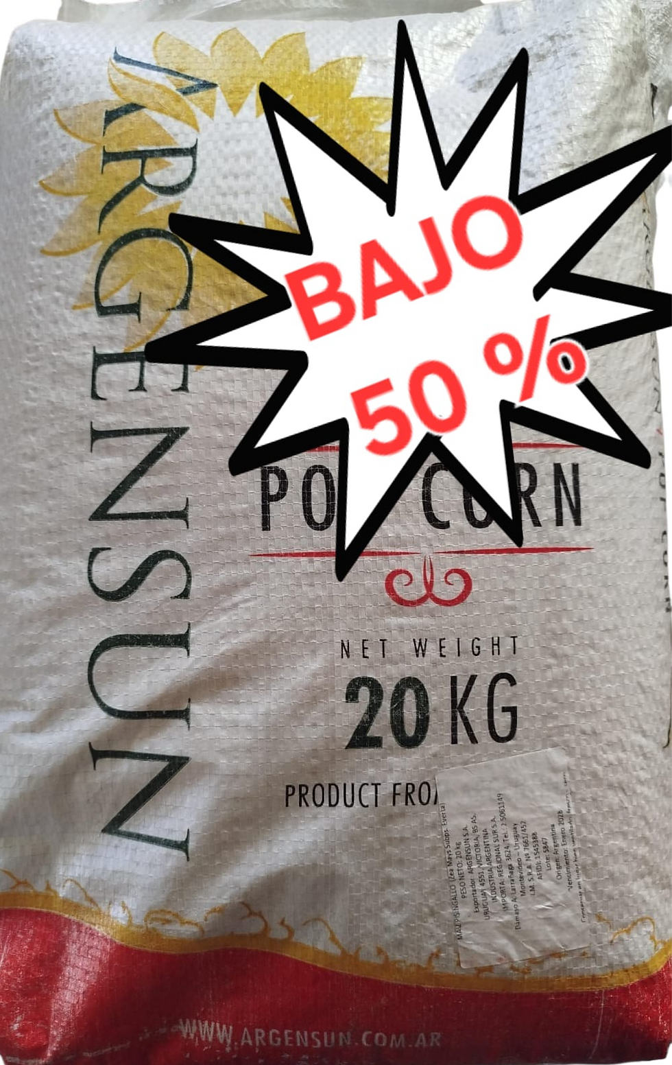 Miniatura: MAÍZ PISINGALLO  ARGENSUN 20 Kg.