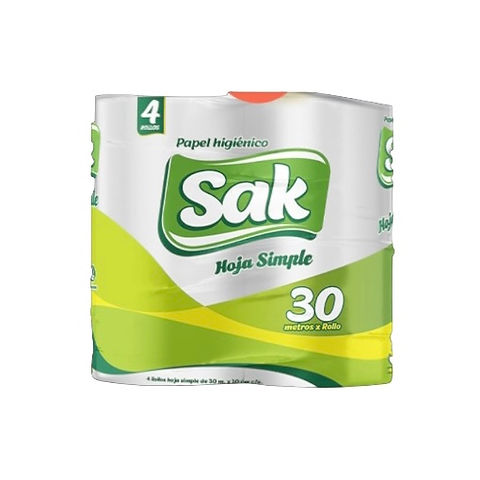 Papel Higienico Sak X4 Rollos