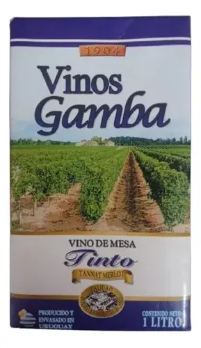 VINO GAMBA TINTO 1 LT.