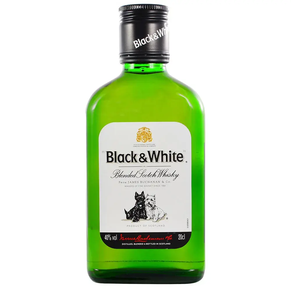 WHISKY BLACK & WHITE PETACA