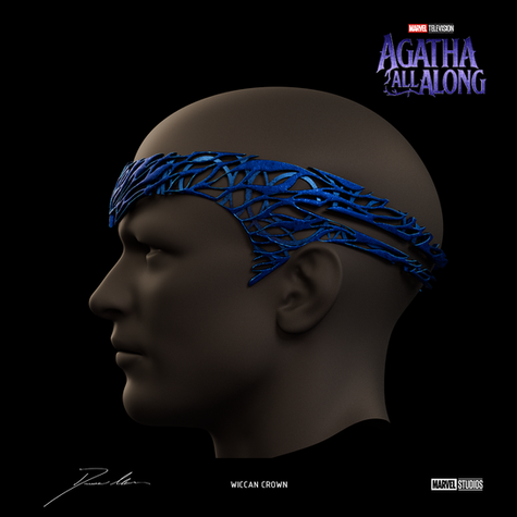 3D render of Wiccan’s crown designed for concept visualization and prop development.