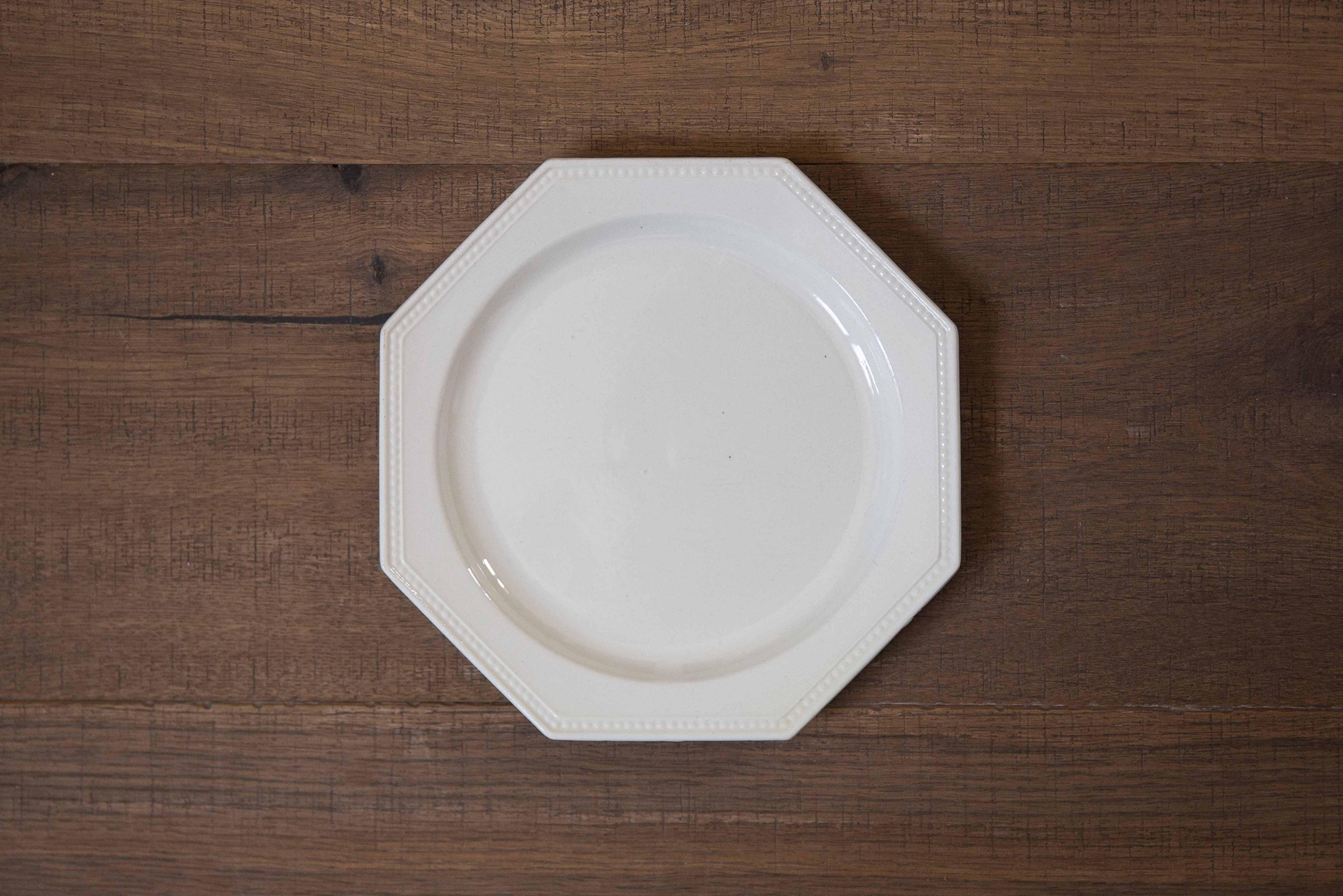 クレイユエモントロー オクトゴナル デザートプレートD