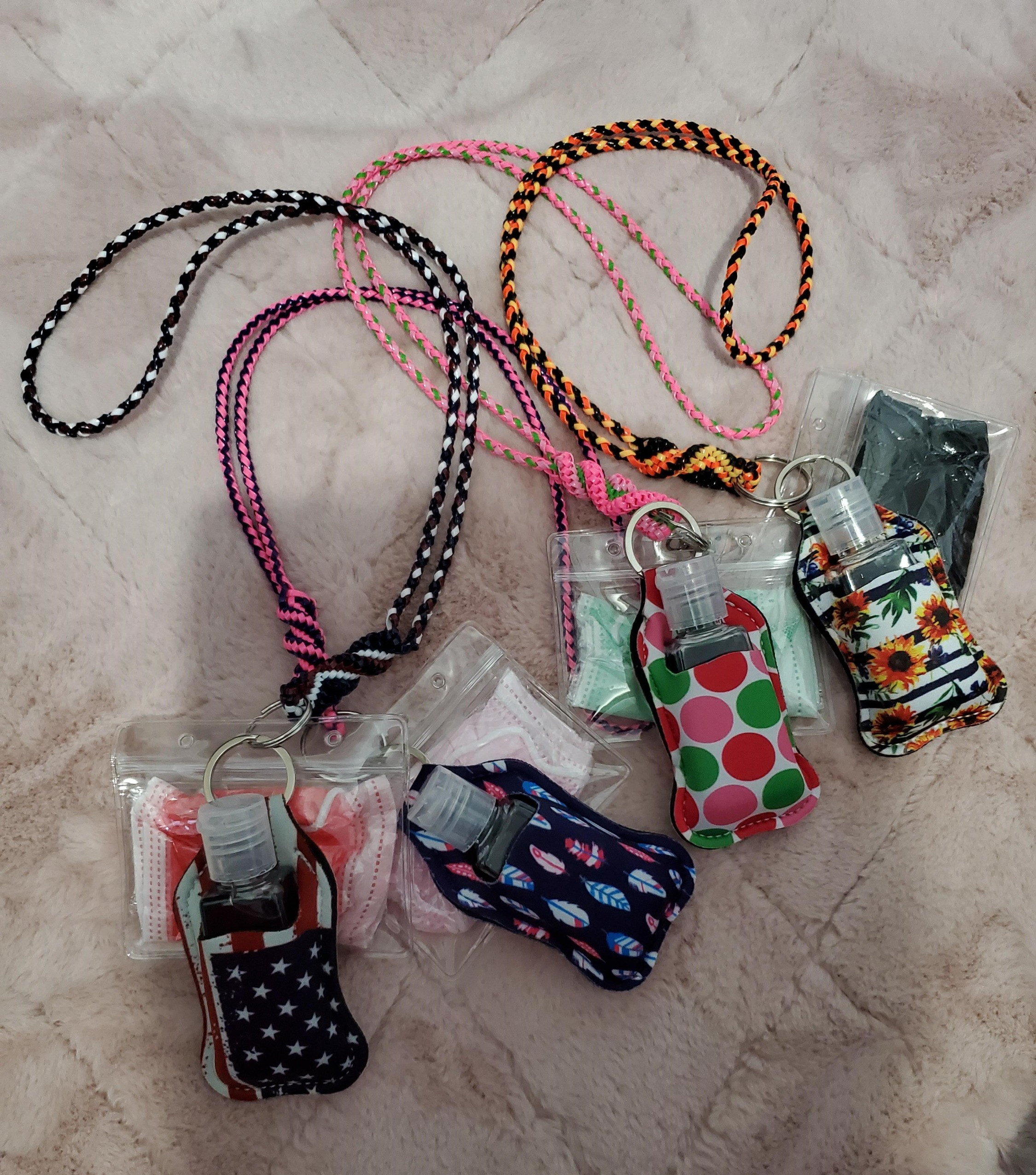 Hand Sanitizer Lanyard (Several designs available)
