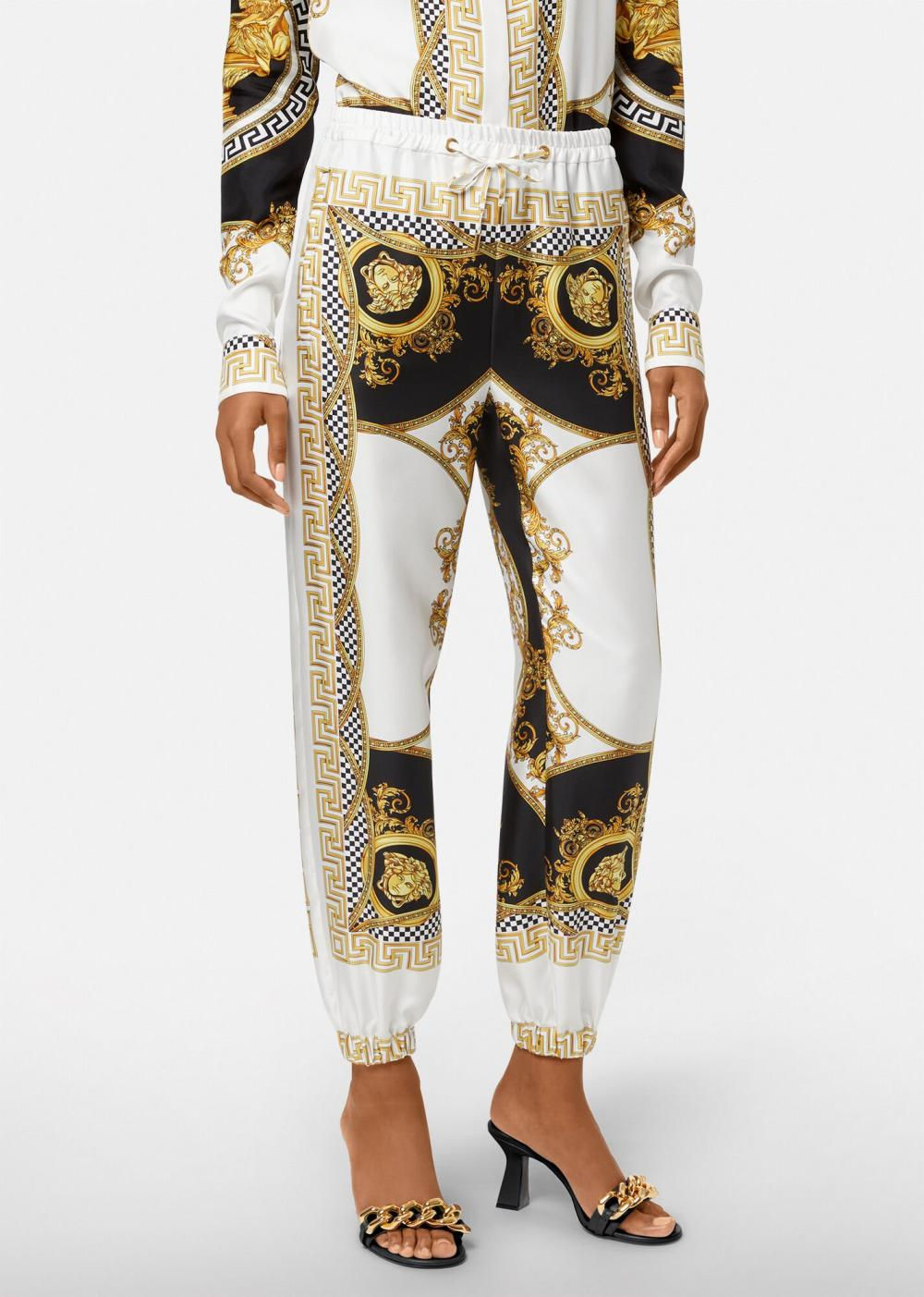 Versace La Coupe Des Dieux Silk Pants