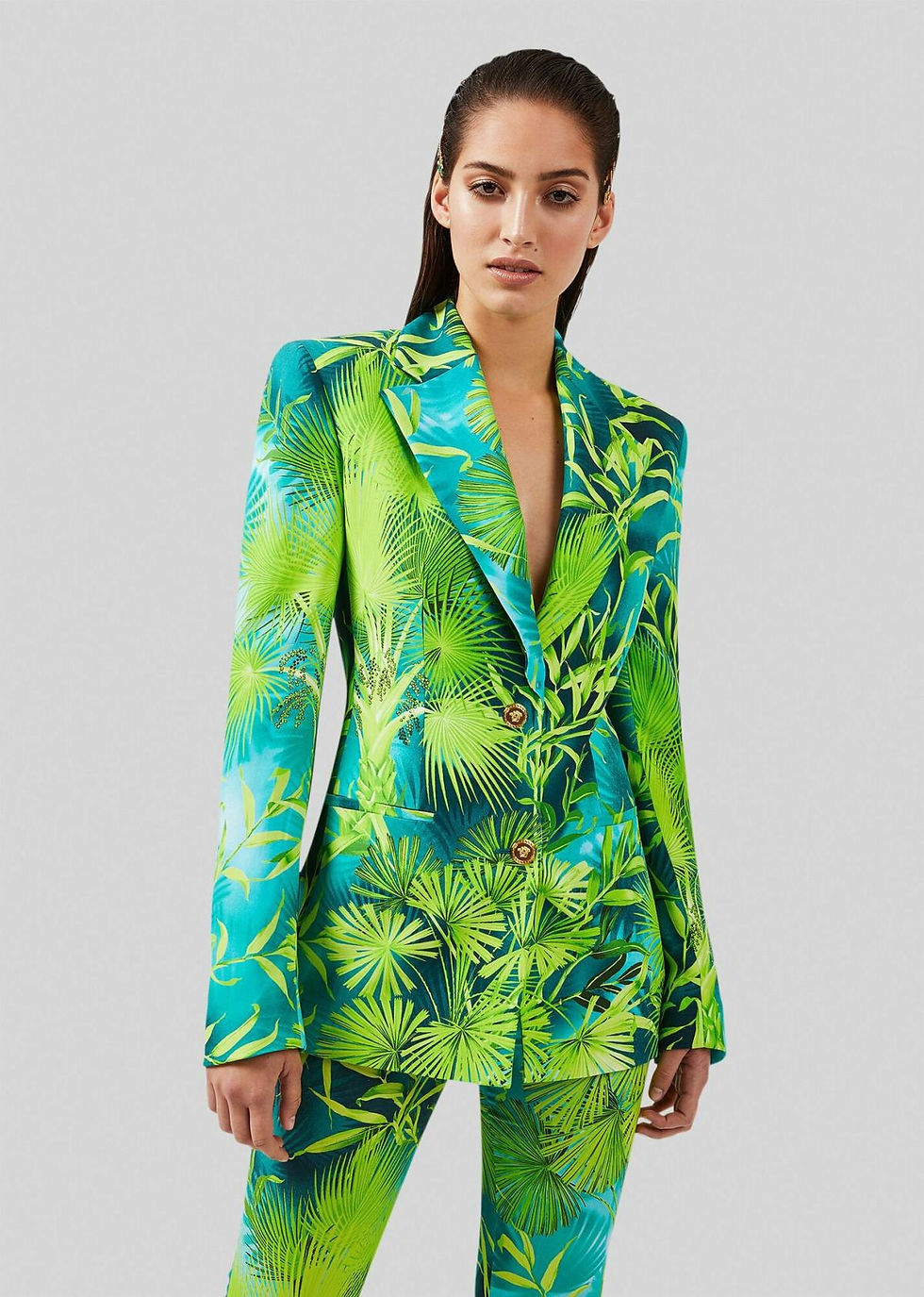 JUNGLE PRINT BLAZER