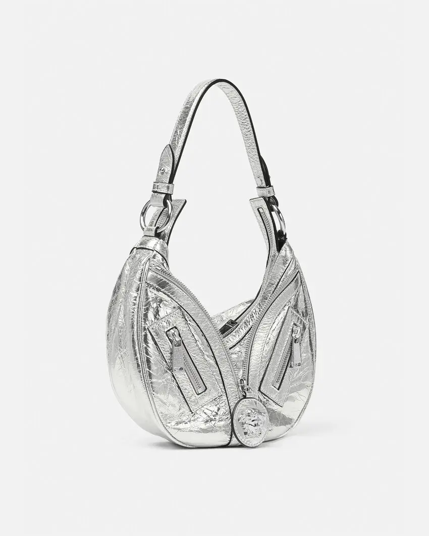 Thumbnail: REPEAT METALLIC SMALL HOBO BAG
