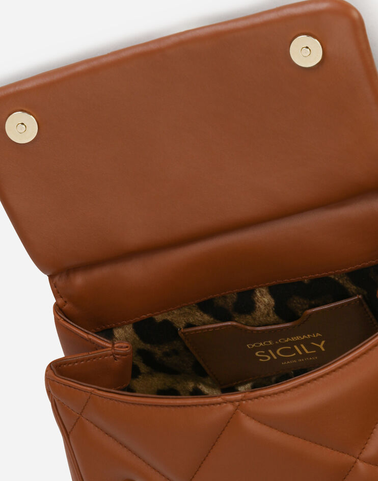 Thumbnail: Small sicily bag in aria matelassé calfskin