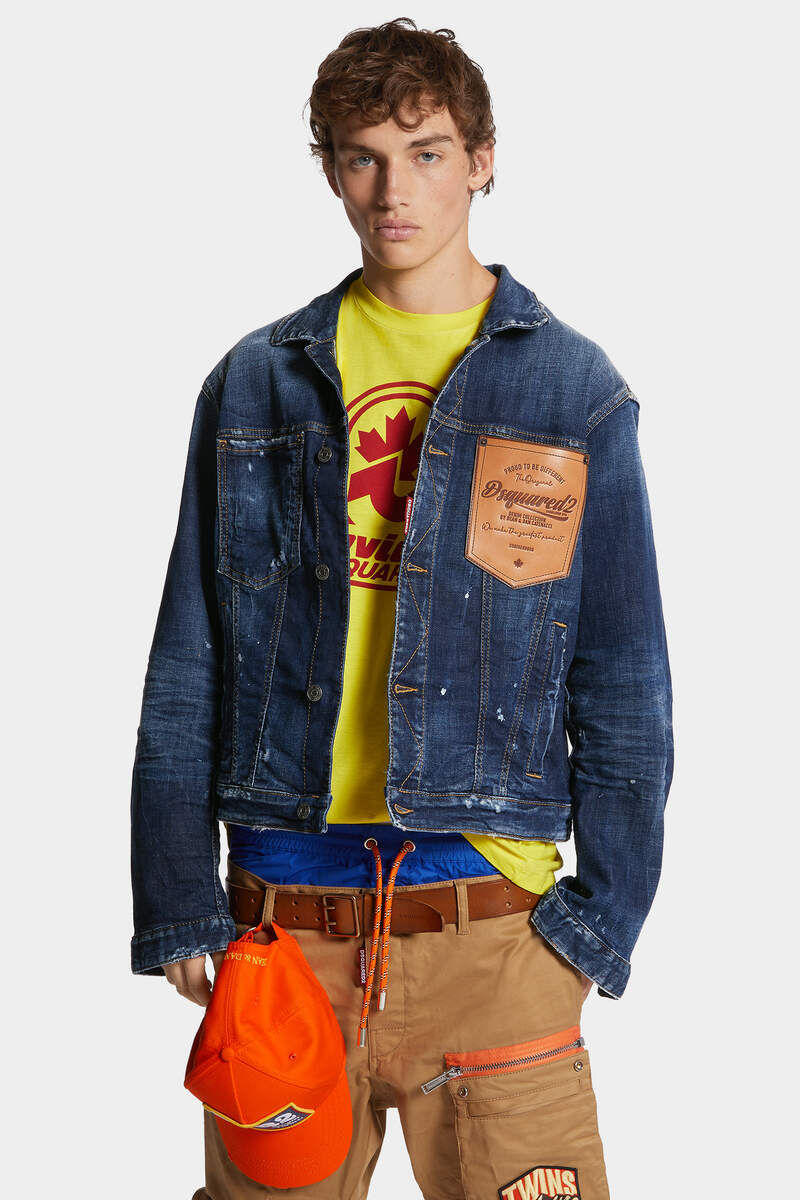 DSQUARED2 Dark Perfect Wash Over Jean Jacket S74AM1561