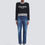 Thumbnail: BALMAIN Cropped wool sweatshirt with Balmain logo
