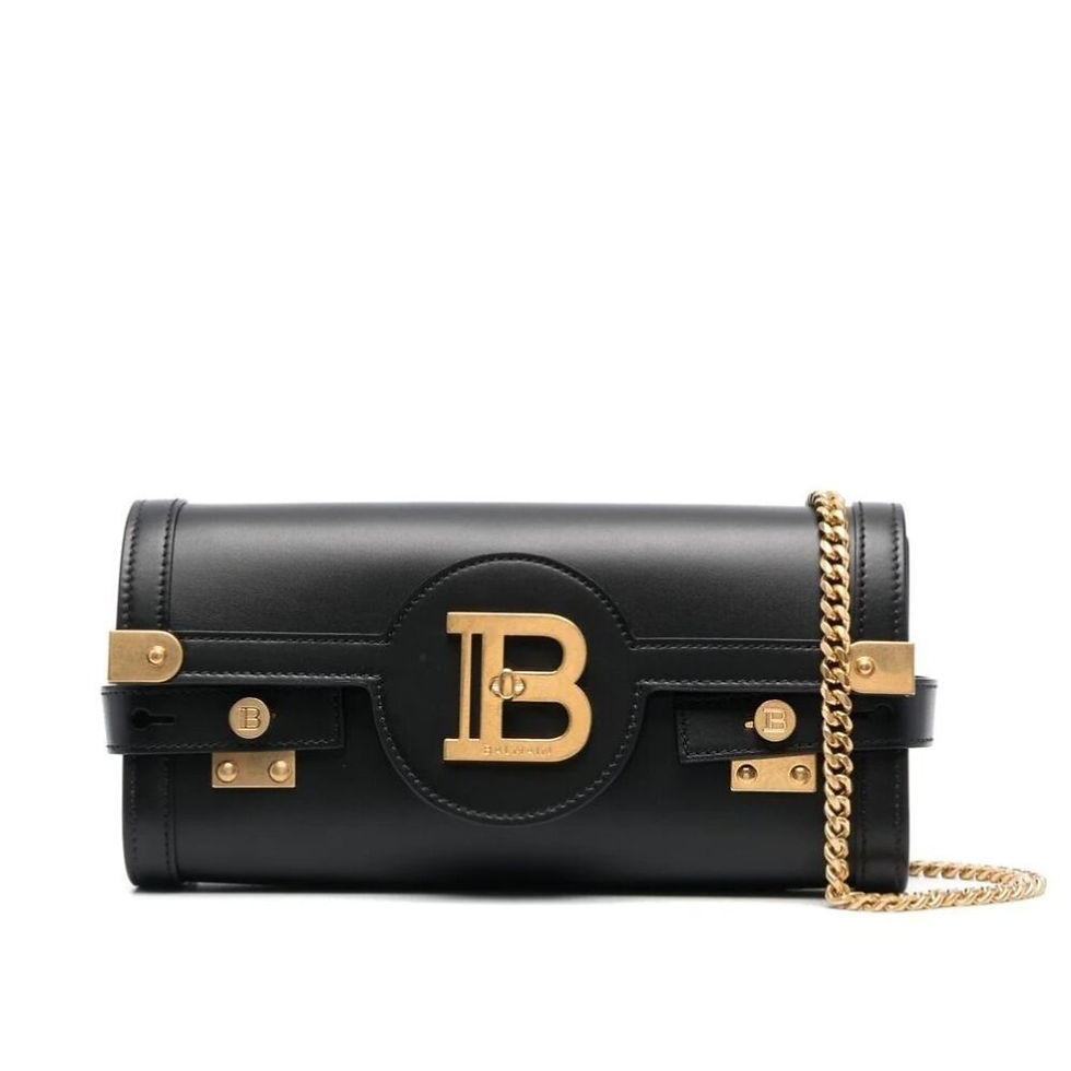 Thumbnail: BALMAIN  B-Buzz 23 leather clutch AN1LE596 LPRS