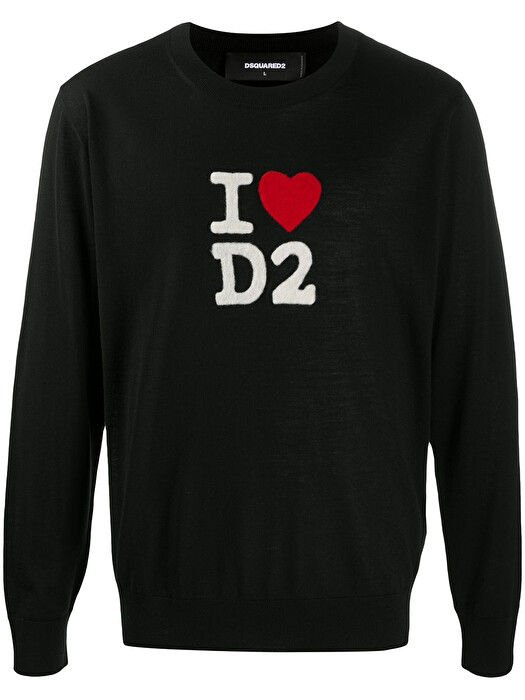 Thumbnail: Dsquared2 i love d2 inatsia sweater S74HA1093 S17399 900