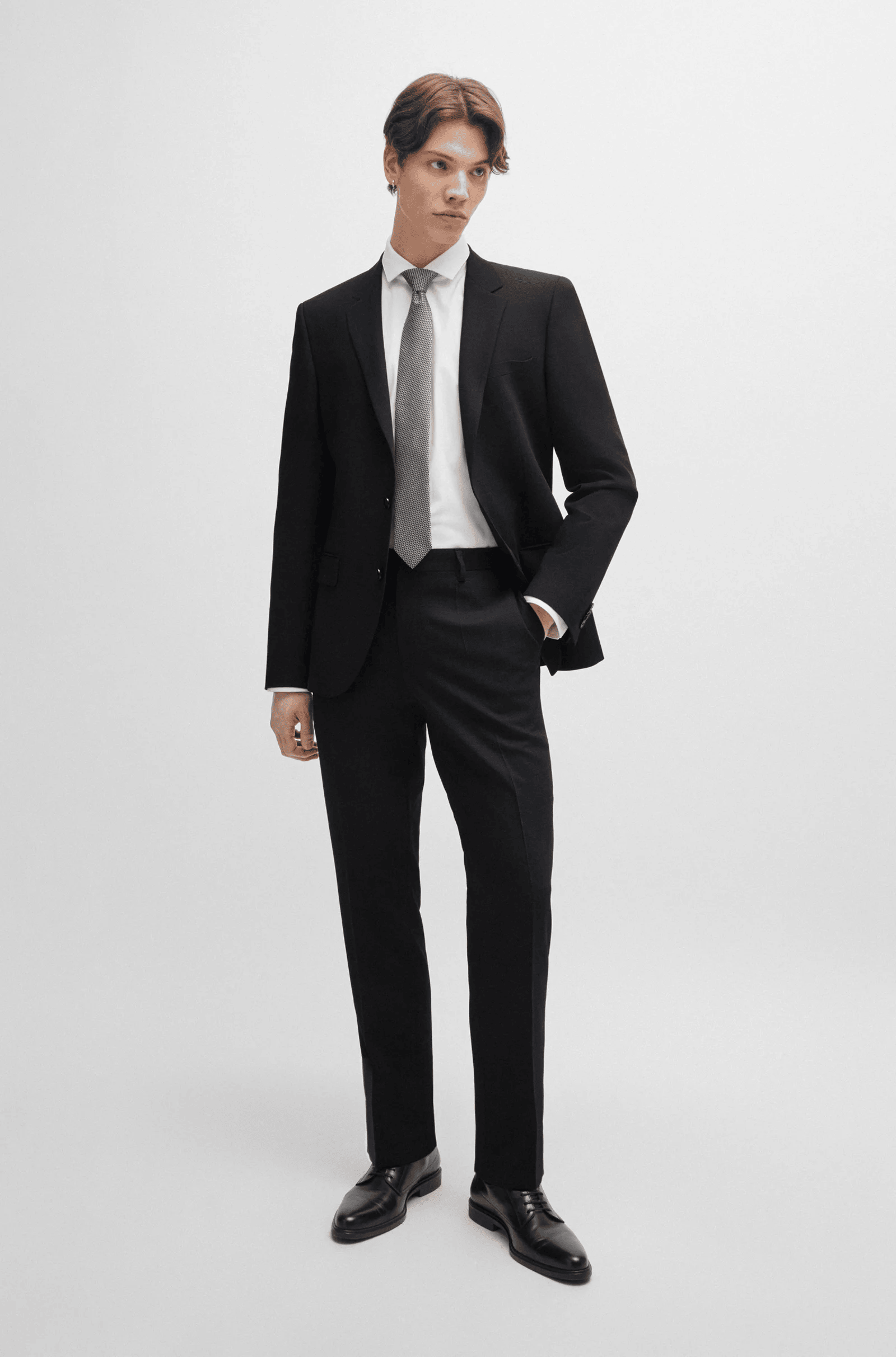 HUGO Slim-fit suit in stretch twill 50495717