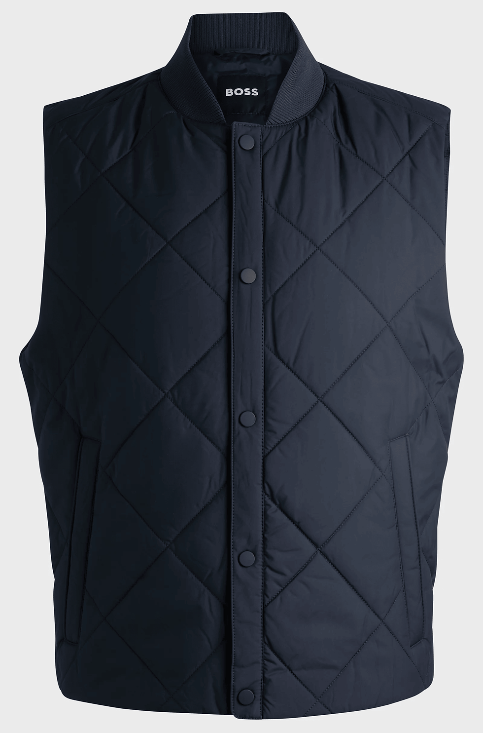 Thumbnail: BOSS Water-repellent regular-fit gilet with diamond quilting 50518719