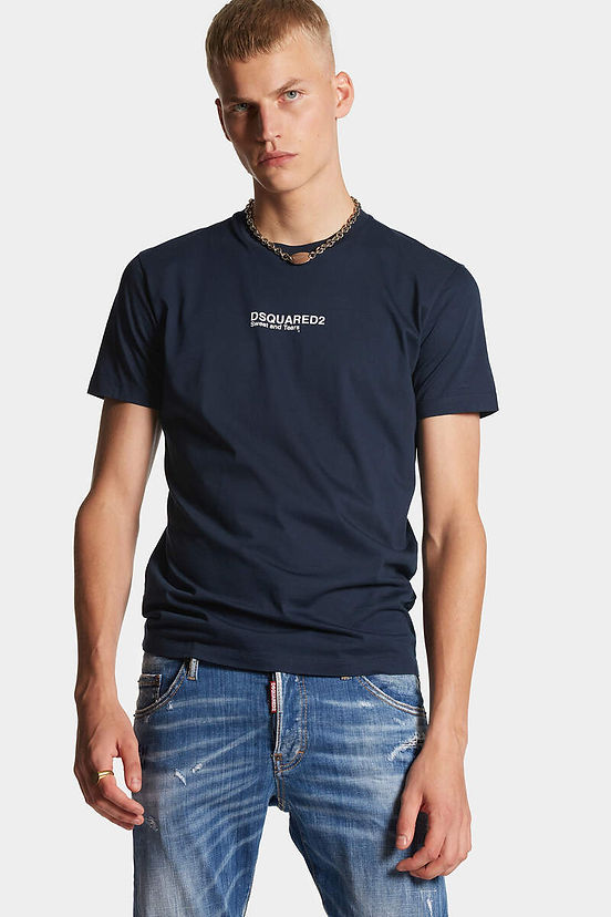 DSQUARED2|SHORT-SLEEVED ROUND NECK T-SHIRTS (S74GD0946 DSQUARED2 T SHIRT S74GD0946 478 | Runway Boutique