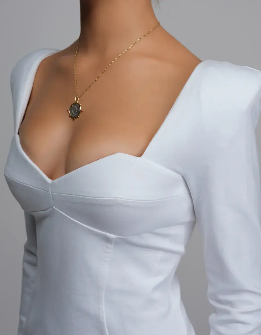Thumbnail: Anna May White Mini Dress